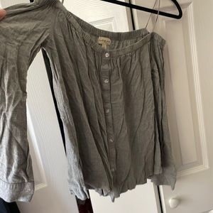 Cloth and Stone Strapless Top